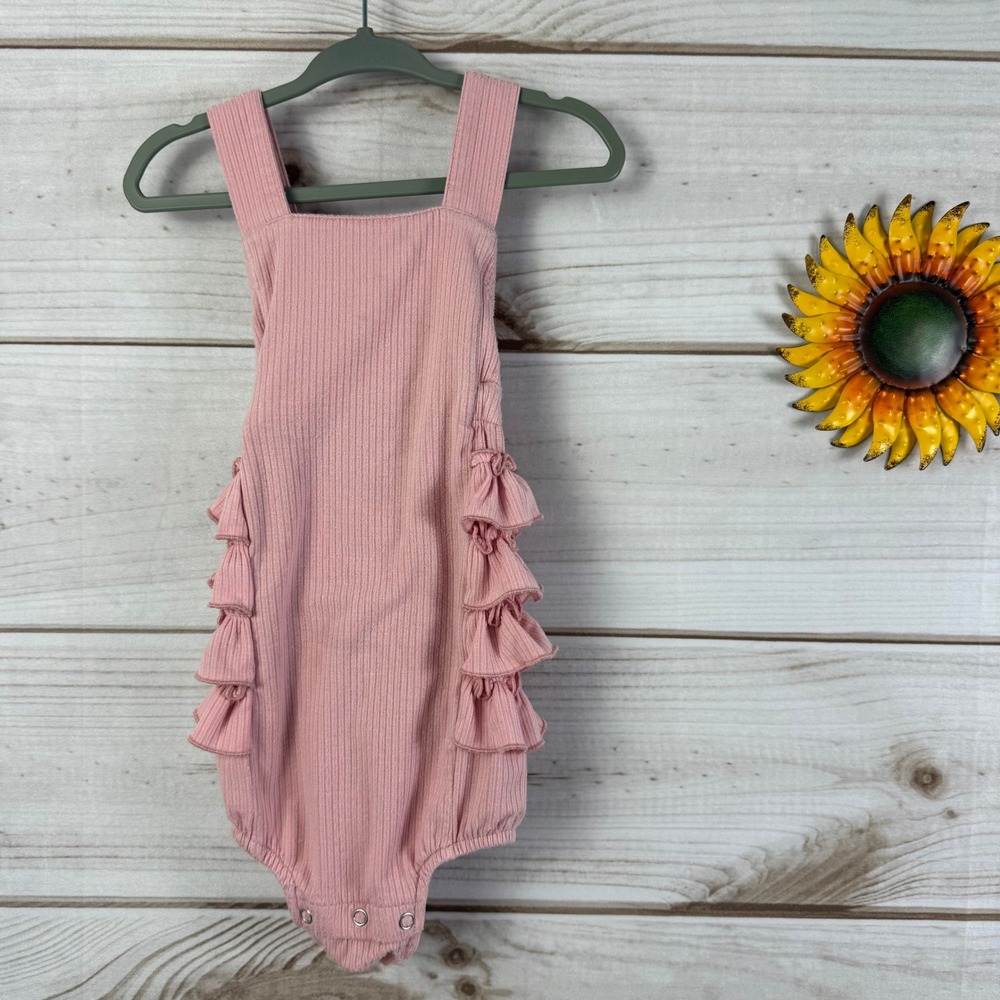 Kate Quinn toddler‎ Girls Ruffle Bubble Modal Romper 2T